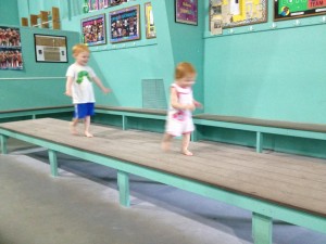 They think this is the world's widest balance beam