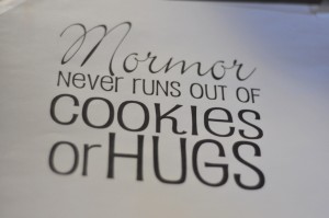 mormor never runs out of cookies or hugs