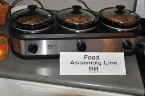 robot birthday party food