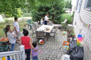 robot birthday party