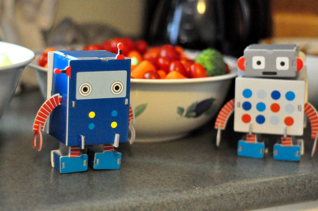 robot birthday party