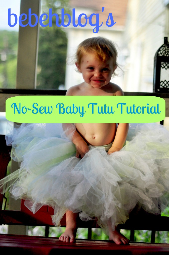 easy no-sew baby tutu tutorial